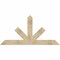 Ekena Millwork Saratoga Rough Sawn Timber Gable Bracket, Douglas Fir, 72"W x 36"H x 2"D x 6"F, 12/12 Pitch GBW072X36X0206SAR00RDF - alternate 1